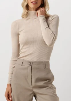 ROSEMUNDE coltrui silk t-shirt w/ roller neck beige Best