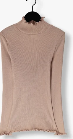 ROSEMUNDE top boston turtleneck w/ lurex beige Clearance