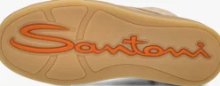 SANTONI hoge sneakers 60943 beige New