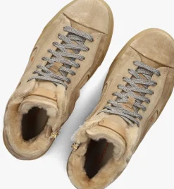 SANTONI hoge sneakers 60943 beige New