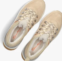 SANTONI lage sneakers 61432 beige Online