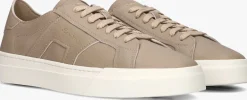 SANTONI lage sneakers 21967 beige Outlet