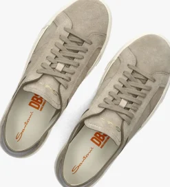 SANTONI lage sneakers dbs beige