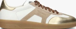 SANTONI lage sneakers dbs olympi beige New