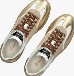 SANTONI lage sneakers dbs olympi beige New