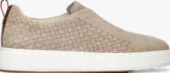 SANTONI lage sneakers vic wave beige