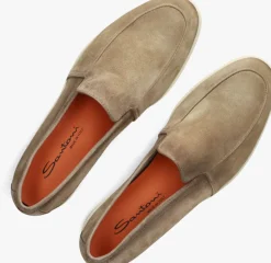 SANTONI loafers malibu beige Sale
