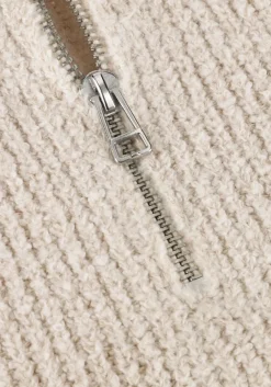 SECOND FEMALE coltrui gerda knit zip collar beige Online