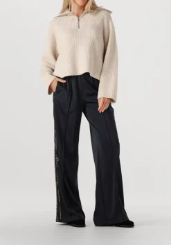 SECOND FEMALE coltrui gerda knit zip collar beige Online