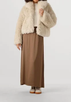 SECOND FEMALE maxirok ermine skirt beige Hot