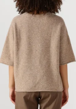 SECOND FEMALE trui selana knit o-neck beige Outlet