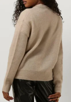 SECOND FEMALE vest brooklyn knit cardigan beige Hot