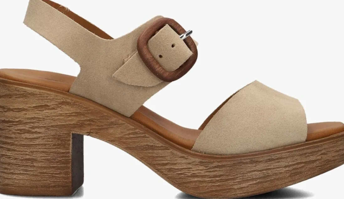 STEFANO LAURAN sandalen met hak 930 beige Sale