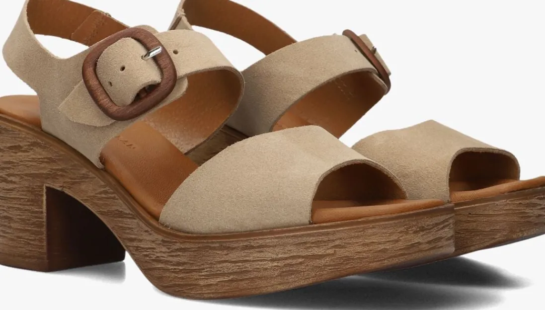 STEFANO LAURAN sandalen met hak 930 beige Sale