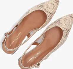STEFANO LAURAN slingbacks d24059 beige New