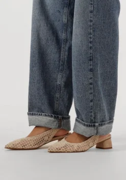 STEFANO LAURAN slingbacks d24059 beige New