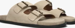 STEFANO LAURAN slippers 2 gesp bio slipper 1 beige