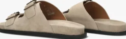 STEFANO LAURAN slippers 2 gesp bio slipper 1 beige