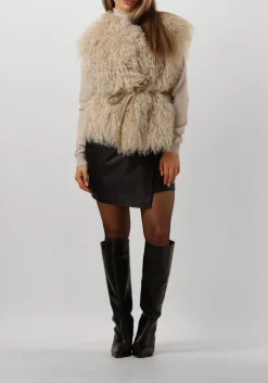 SUMMUM coltrui turtle neck sweater soft viscose polyamide knit beige New