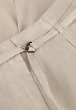 SUMMUM pantalon trousers wide linen blend twill beige Outlet