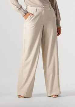 SUMMUM pantalon trousers wide viscose blend stretch beige Best