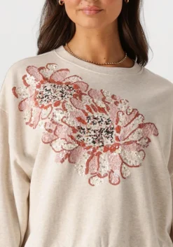 SUMMUM sweater longsleeve embellished sweatshirt beige Clearance