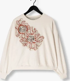 SUMMUM sweater longsleeve embellished sweatshirt beige Clearance