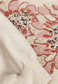 SUMMUM sweater longsleeve embellished sweatshirt beige Clearance