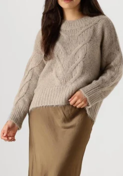 SUMMUM trui sweater big cable knit beige Discount