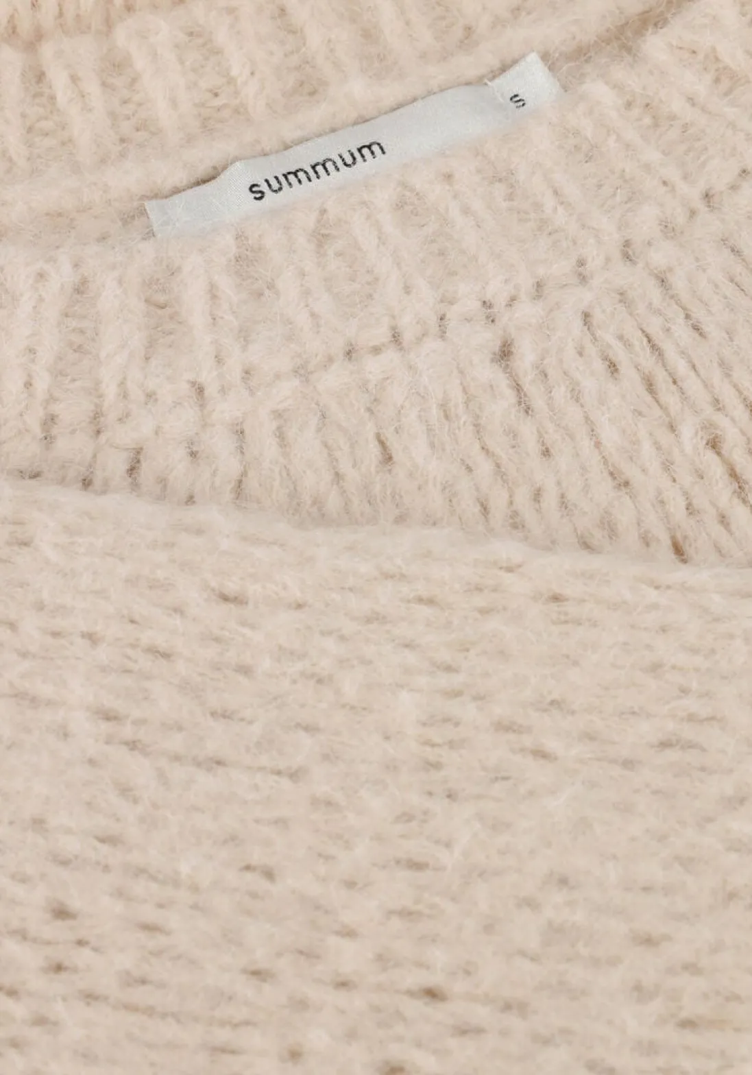 SUMMUM trui sweater alpaca blend knit beige Online