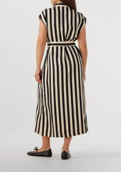 SUNCOO midi jurk celest beige New