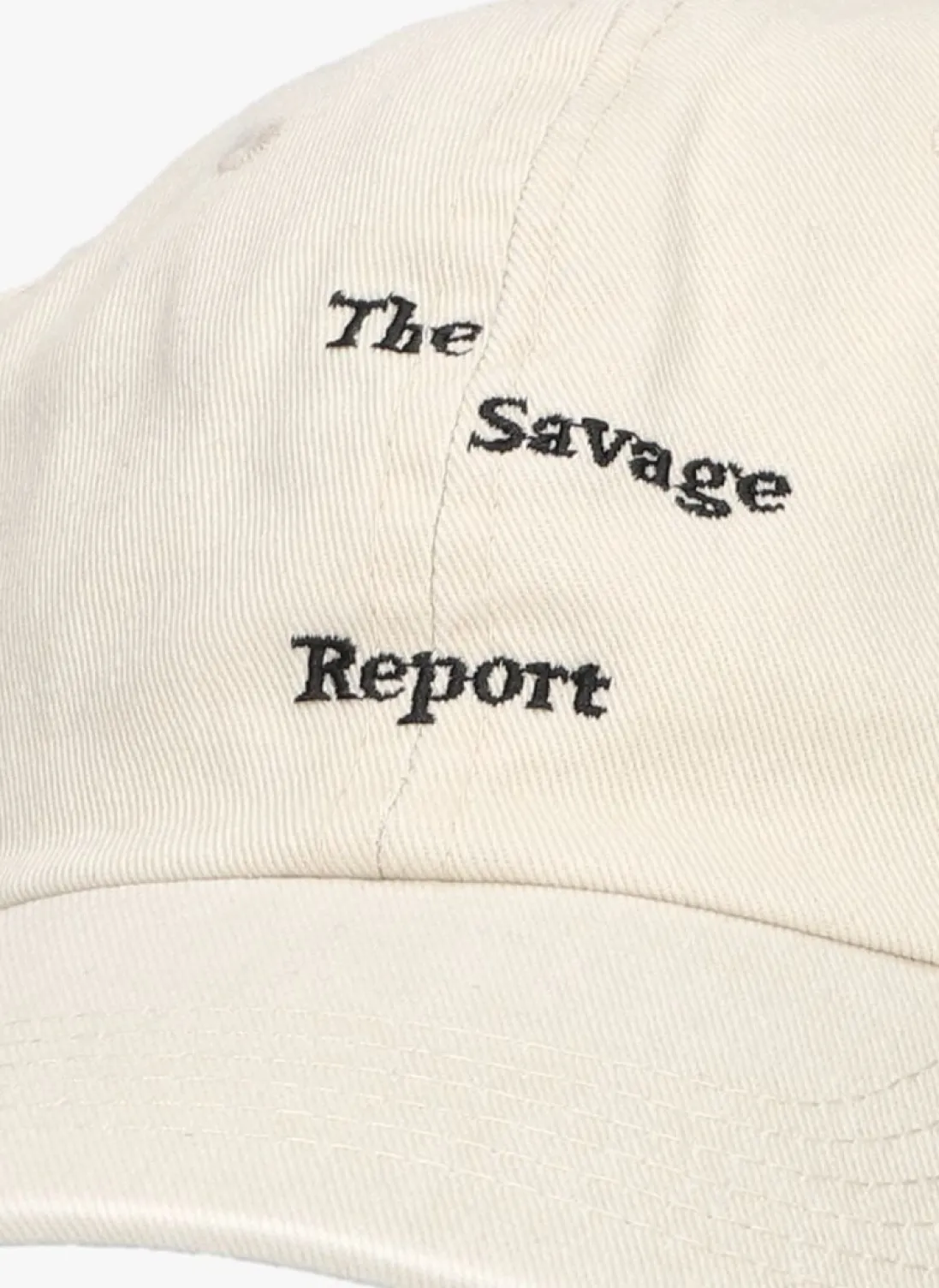 THE SAVAGE REPORT pet cap beige Clearance