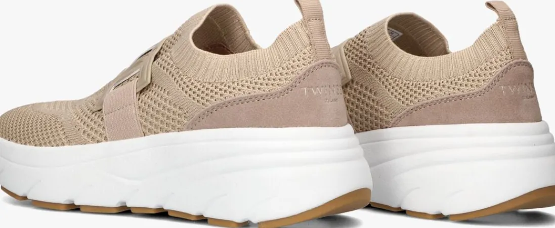 TWINSET MILANO lage sneakers 251tcp02g beige