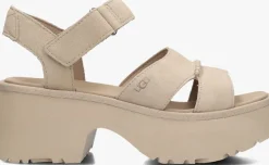 UGG sandalen met hak w new heights ankle strap beige Hot