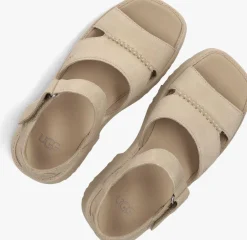 UGG sandalen met hak w new heights ankle strap beige Hot