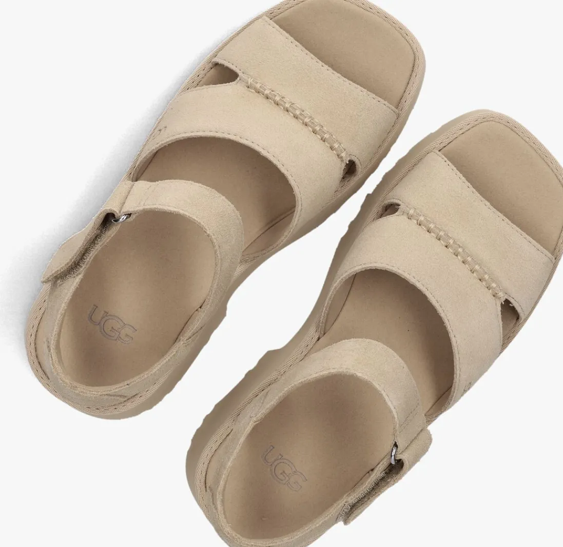 UGG sandalen met hak w new heights ankle strap beige Hot