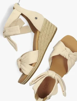 UGG sandalen met hak yarrow beige Outlet