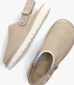 UGG slippers marketing model beige Clearance