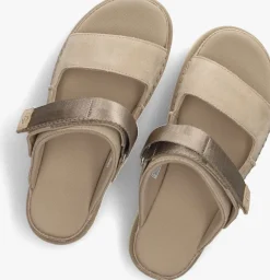 UGG slippers w goldenstar glide beige Hot