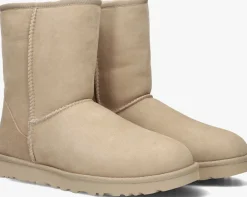 UGG vachtlaarzen classic short ii beige Outlet