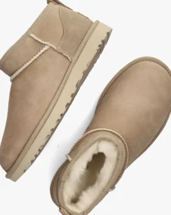 UGG vachtlaarzen w classic ultra mini beige New