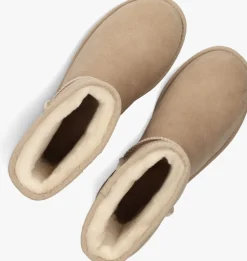 UGG vachtlaarzen w classic short ii beige Discount