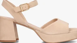 UNISA sandalen met hak ney beige Hot