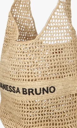 VANESSA BRUNO schoudertas sac hobo beige Discount