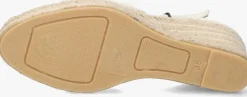 VIA VAI sandalen met hak flora braid beige New