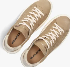 WOOLRICH lage sneakers arrow man milled nabuk beige