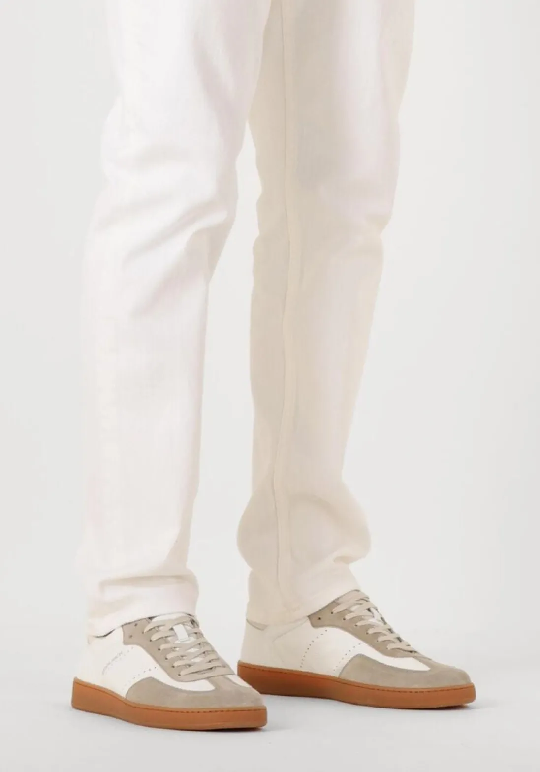 WOOLRICH lage sneakers swing court man beige Outlet