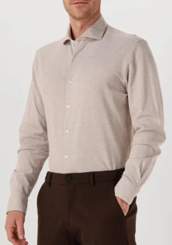 XACUS casual overhemd 91479 j752ml beige