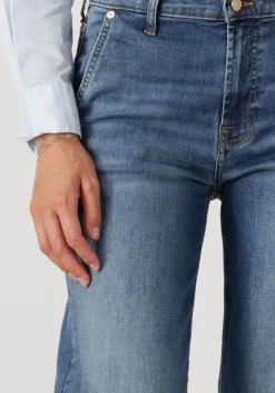 7 FOR ALL MANKIND e flared jeans modern dojo trouser royalty with carpenter details blauw Discount