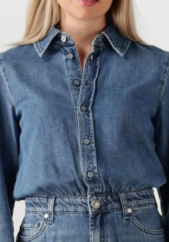 7 FOR ALL MANKIND e jumpsuits tailored jumpsuit hilo blauw Outlet